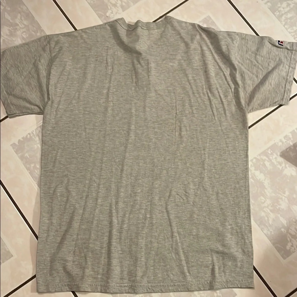 Russell Athletic Light Gray Casual Button Down Shirt - Picture 4 of 5